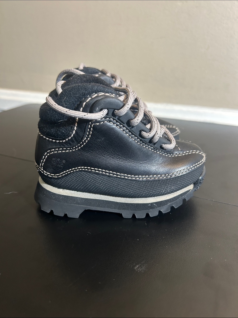 Timberland Euro Hiker Infants Boots Black 96848 size 5 child Toddler